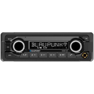 Blaupunkt Dubai 424, autoradio con Bluetooth, 1-DIN, USB, ingresso AUX, microfono incorporato, Control Digital, 24 V, FM