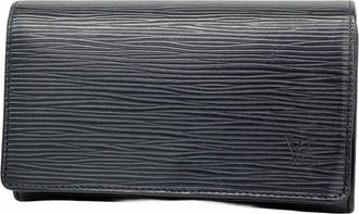 Louis Vuitton Noir Wallet (Bi-Fold) (Pre-Owned)