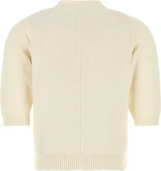 Bottega Veneta Womens Sweater Beige Wool
