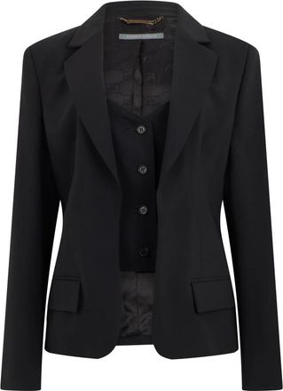 Alberta Ferretti Blazer with waistcoat - female - Alberta Ferretti - Blazers - Black - XL - Jackets