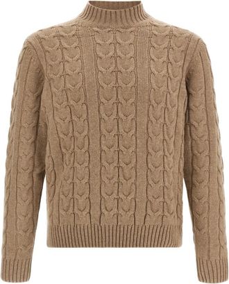 Zanone Hombre, Jerseys, Beige, Talla: 2XL
