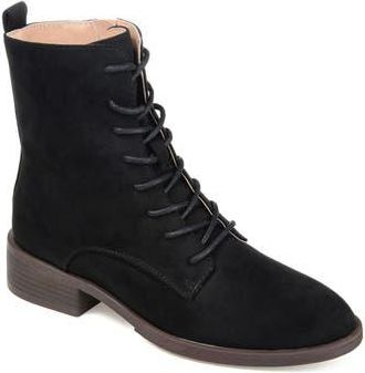 Journee Collection Vienna Combat Boot in Black at Nordstrom Rack, Size 6.5