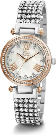 Guess Prime Chic Mid Size Metal - Dames - Horloges - Grijs - ONE Size - Accessoires