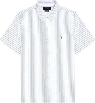 Polo Ralph Lauren Striped Cotton Shirt - White - XL