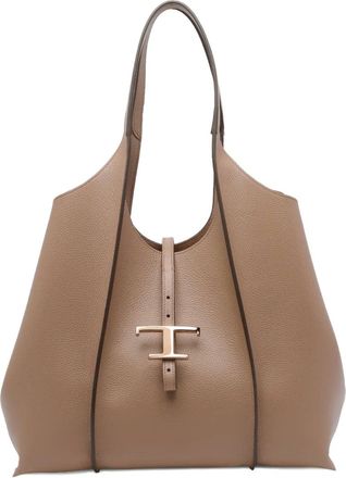 Tod's Borsa tote T Timeless - Marrone