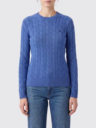 Polo Ralph Lauren Maglia girocollo slim fit in lana e cashmere con logo Pony