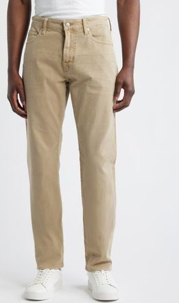 AG - Adriano Goldschmied Everett Slim Straight Leg Jeans in 7 Years Sulfur Valley Tan at Nordstrom, Size 34 X 32