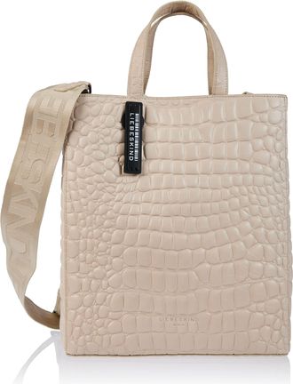 Liebeskind Paperbag, Tote M Donna, Almond Milk, Medium (HxBxT 34cm x 29cm x 15cm) : Liebeskind Berlin