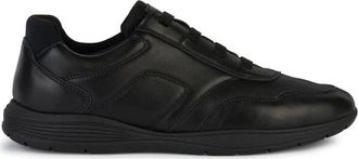 Geox Spherica EC2 Sneakers - Heren - Sneakers - Zwart - 44 EU - Leer - Schoenen