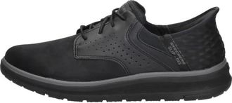 Skechers Orell - Yates - Heren - Sneakers - Zwart - 46 EU - Leer - Schoenen