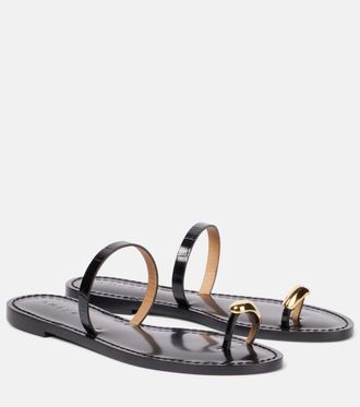 Amanu Studio Kibera embellished leather sandals