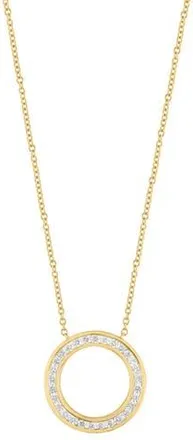 Effy Diamond Circle Pendant Necklace in Gold at Nordstrom Rack, Size 18
