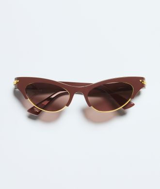 Bottega Veneta Angle Cat Eye Sunglasses - Bottega Veneta