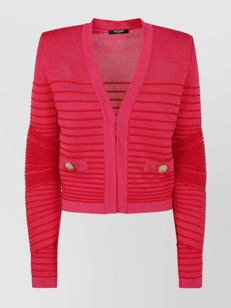 Balmain long-sleeve knit cardigan
