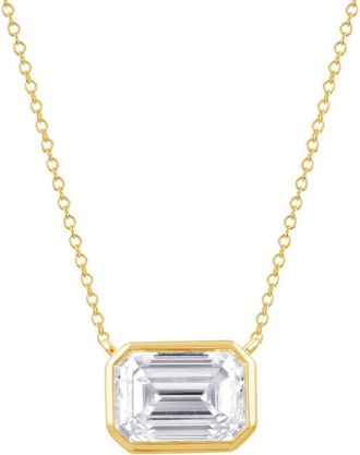 Grown Brilliance 14KT Yellow Gold 1.00 Carat Lab Grown Diamond Pendant Necklace for Women