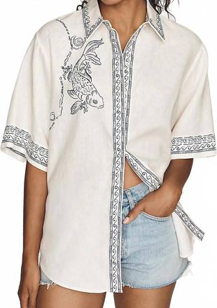 Alemais Lucky Shirt In Ivory
