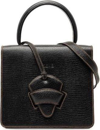 Loewe Pre-owned Handbags, female, Black, Size: ONE SIZE Pre-owned Barcelona Leather 2way Bag