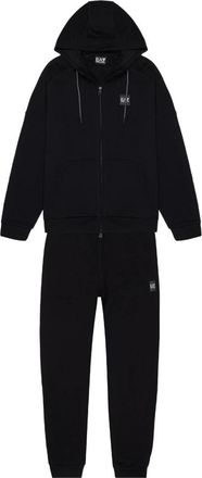Emporio Armani Heren Compleet Trainingspak Af 10377 - Heren - Trainingspakken - Zwart - XL - Katoen - Fitness