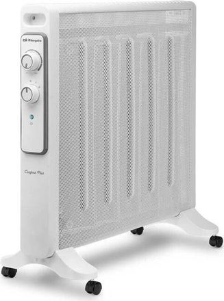 Orbegozo Radiador De Mica Orbegozo Rmn 2030, Termostato De Temperatura Ambiente Regulable, 2 Potencias De Calor, 2000 W