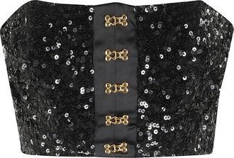 Elisabetta Franchi Donna, Top, Nero, S, new