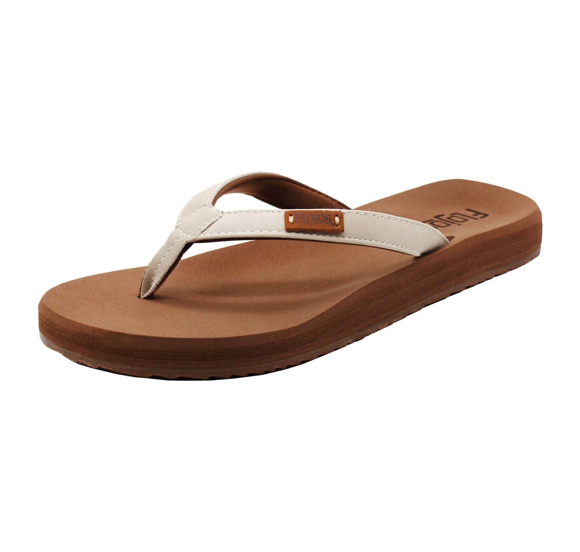 Flojos Damen Olivia Keilsandale – 7,6 Cm Absatz, 2,5 Cm Plattform, Mit Zehensteg & EVA-Fußbett, Verschiedene Farben