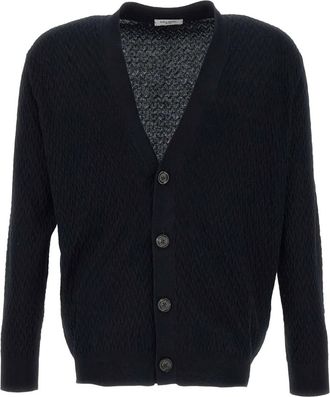Paolo Pecora Cardigan in cotone - Nero