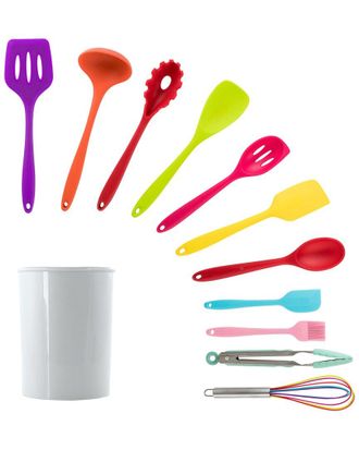 MegaChef Set Of 12 Silicone Cooking Tools