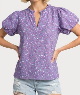 Staccato Bernice Top In Purple
