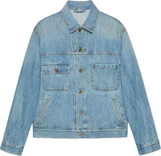 Gucci x Freya Hartas Animal Denim Jacket Blue 655700-XDBNR-4452
