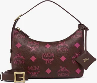 MCM Aren Hobo in Maxi Visetos in Cinnamon at Nordstrom