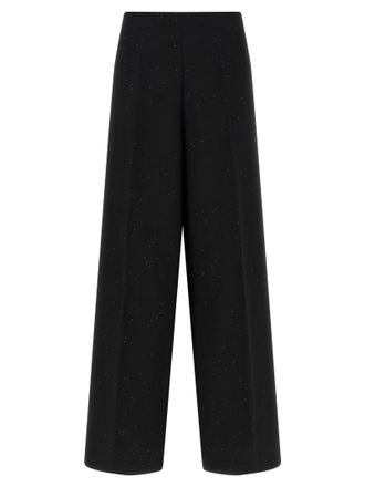 Herno Black Viscose Womens Pants