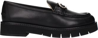 Ferragamo Ofelia Mujers Mocasines Cuero Negro