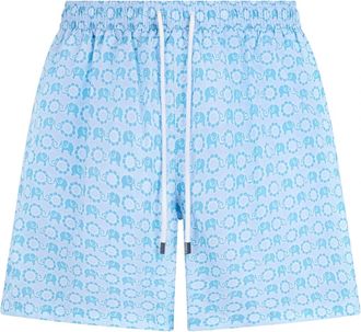 Fedeli Zomerbroek - Heren - Strandmode - Blauw - 2XL - Polyester - Badmode