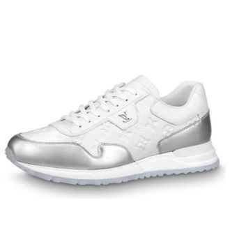 Louis Vuitton Run Away Sneakers White Monogram with Silver 1A8V4K