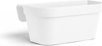 OEM Jardini&egrave;re+gancho - Garden Id Star - Blanco 50 X 21 Cm - Fijaci&oacute;n F&aacute;cil - Reserva De Agua - Reciclado Y 100% Reciclable