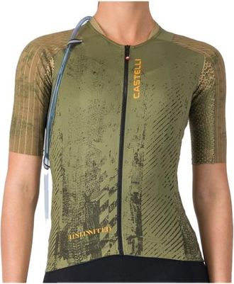 Castelli Unlimited Pro 2 Jersey Velotrikot f&uuml;r Damen | oliv