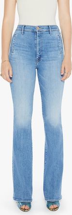 Mother Drama Flared Leg Jeans In Tasty Waves