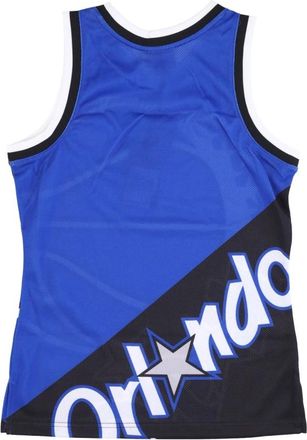 Mitchell & Ness Orlando Magic Basketbal Tanktop - Heren - Tops zonder mouwen - Blauw - S - Polyester - Tops