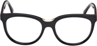 Max Mara MM5110 Square Full-Rim Black Frame Eyeglasses - Black