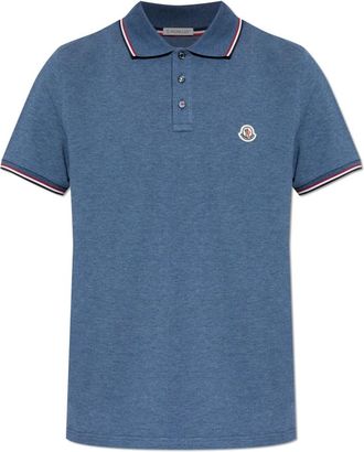 Moncler Polo Shirts - Heren - Polos - Blauw - L - Tops