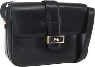 Celine Pre-owned Vintage Cross Body Bag - Dames - Vintage Schoudertas - Zwart - ONE Size - Leer - Vintage