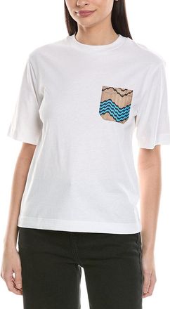 M Missoni Zig-Zag Embroidered Top