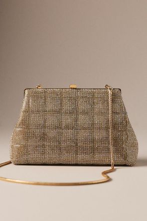 Urban Expression Karla Rhinestone Quilted Clutch