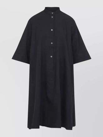 STUDIO NICHOLSON ikela dress long length mandarin collar sleeves