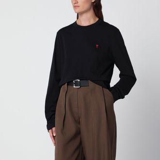 Ami Black Ami De Coeur sweater