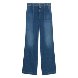 Closed Closed, Wide Jeans, female, Blue, Size: W26 Aria Blue Stylish Dress