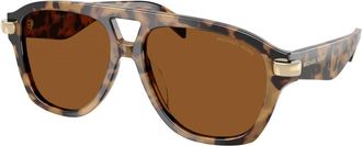 Michael Kors Sunglasses, female, Brown, Size: 56 MM Grenada Sunglasses