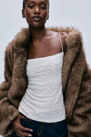 Maeve Sequin Square Neck Cami