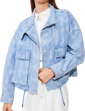 Suncoo Dixie Denim Jacket In Blue
