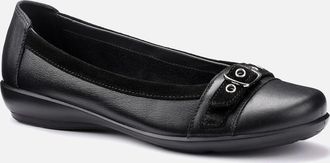 Hotter Womens Sparrow Womens Wide Fit Pumps - Black - Size: 6.5